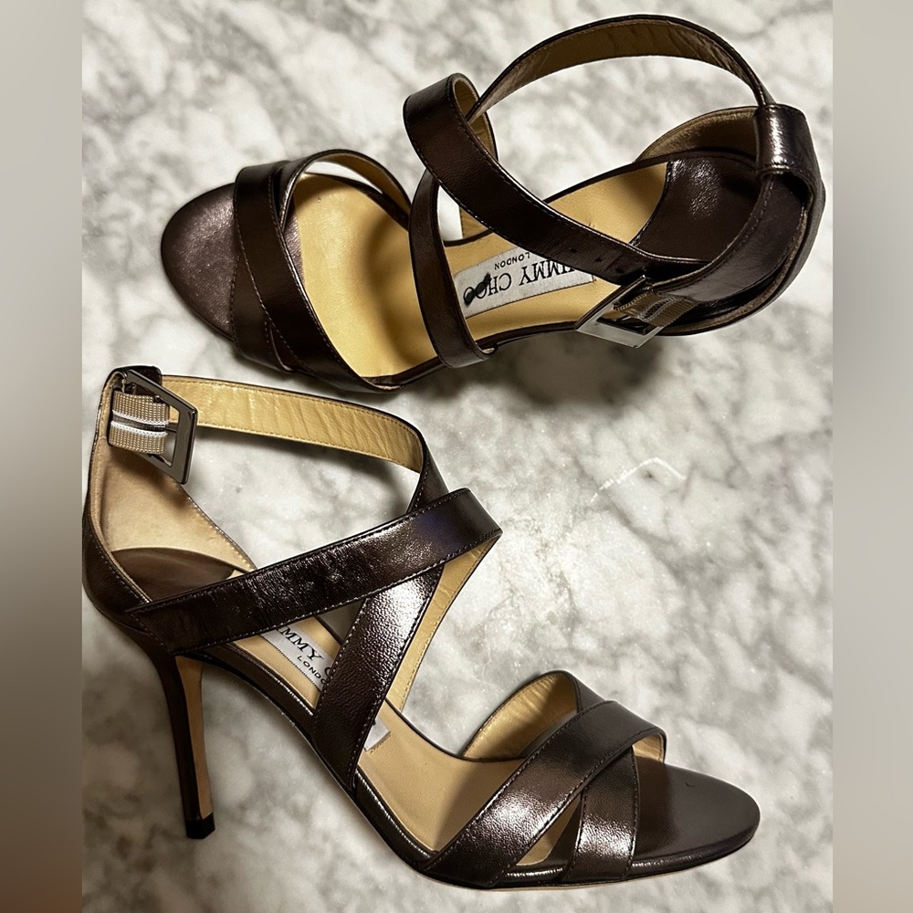 Jimmy Choo Bronze sandals